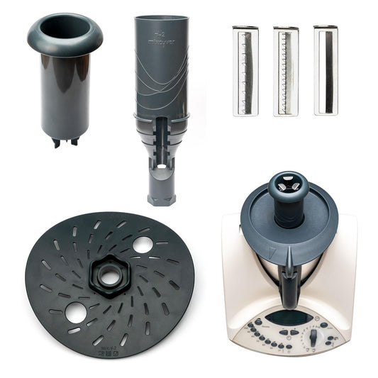 mixcover Spiralschneider Gemüsenudeln schneiden kompatibel mit Thermomix TM31