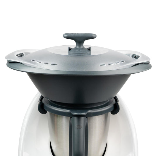 mixcover Термо-захват за Varoma или капак за готување на пара за Thermomix TM7 TM6 TM5 TM31, Monsieur Cuisine, Bosch Cookit