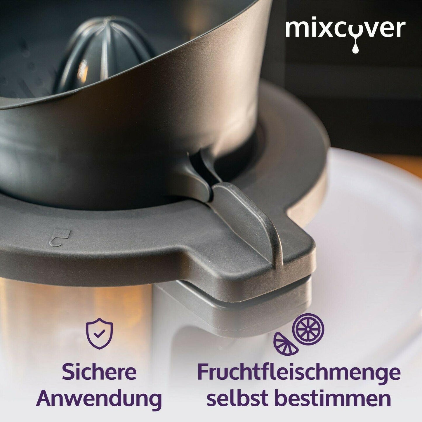 mixcover Соковыжималка/Преса за цитрусови плодове за Monsieur Cuisine Connect Сокоизтисквачка