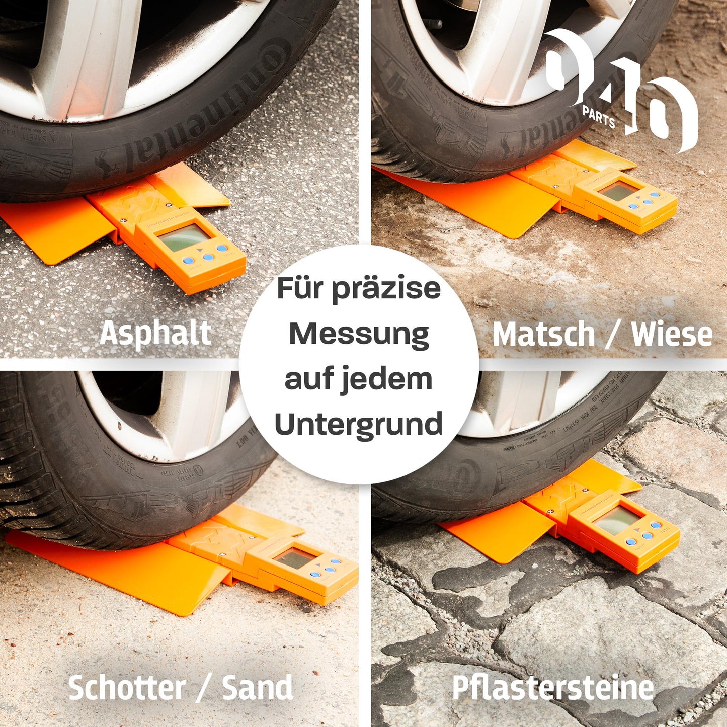 040 Parts Drive-On Ramp for camper scales by Reich CWC, Fritz Berger, CarBest and Obelink for safe & precise measurements no matter what surface you're on
