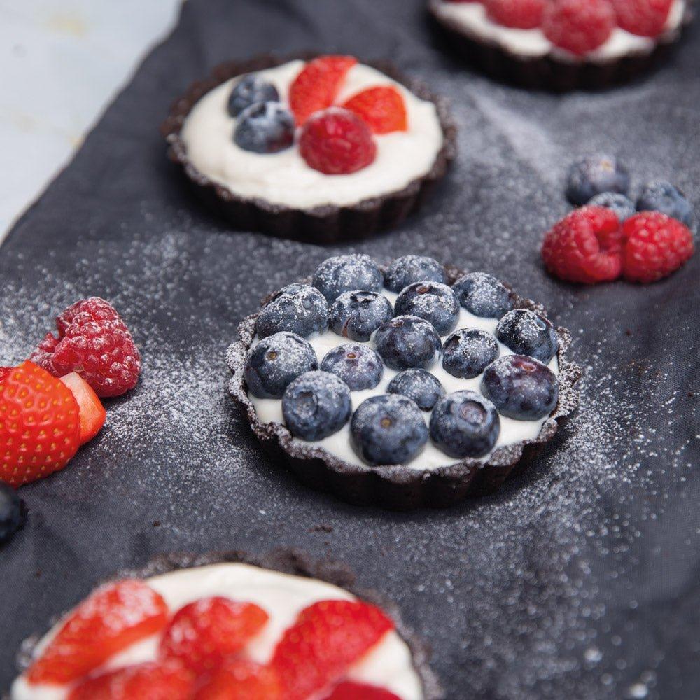 ThermoTasty: Tartelles-Förmchen, 4er-Set