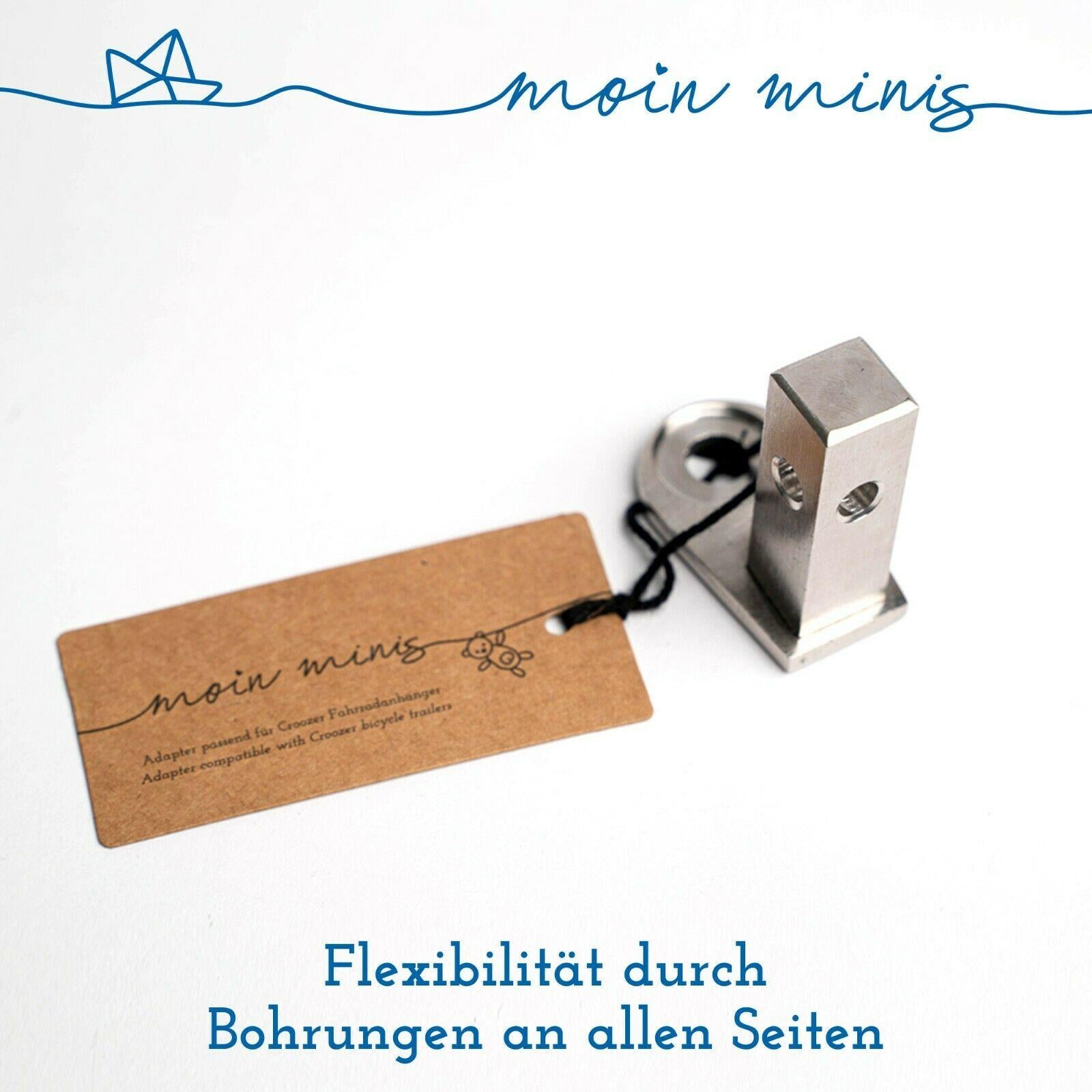 adapter fahrradanhänger croozer moin minis Adapter Croozer Fahrradanhänger bis 2015, Croozer 535/737/kid1+2, van 101, Cargo Achsadapter Zusatzkupplung