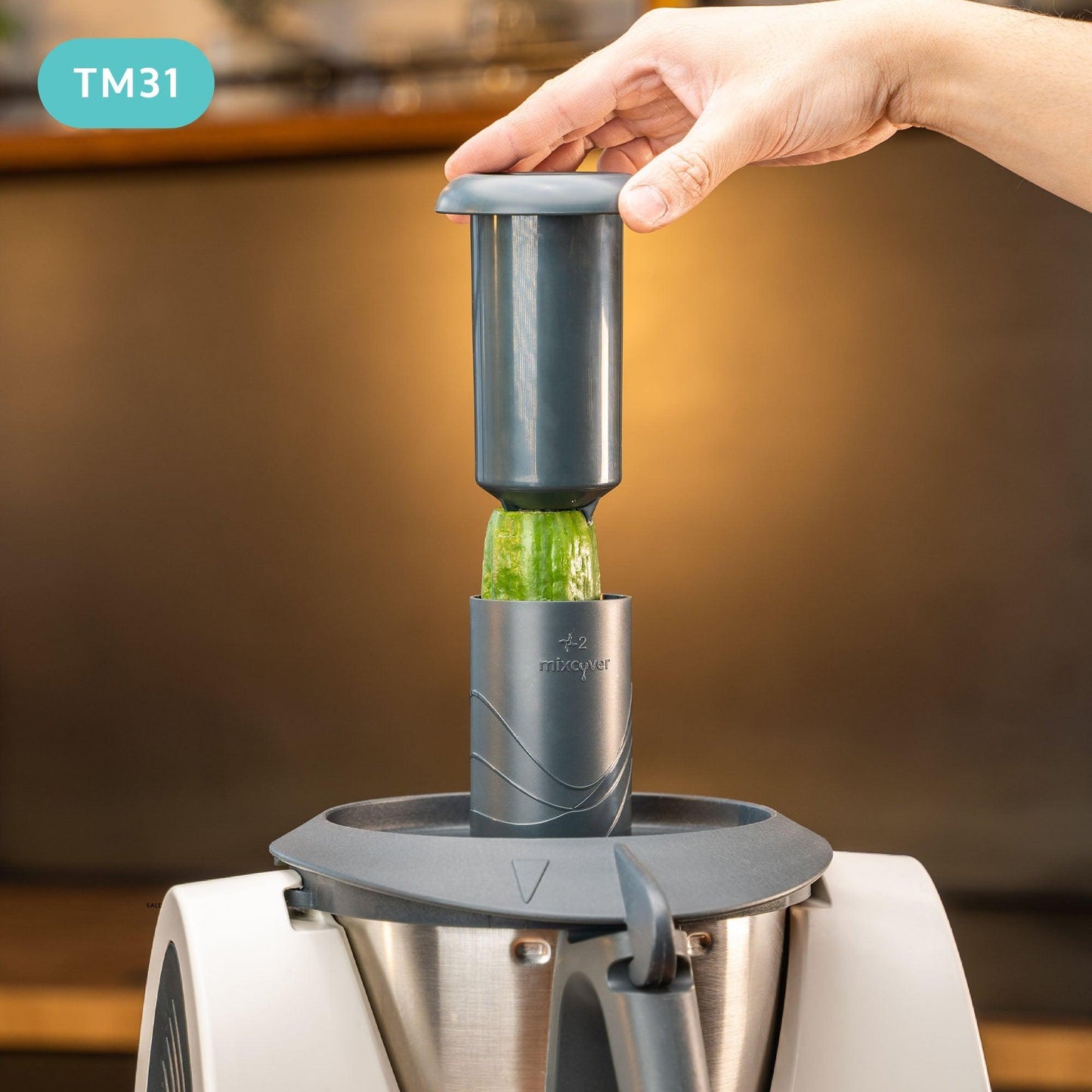 mixcover Spiral Slicer Vegetable Noodles Cutter Compatible with Thermomix TM31