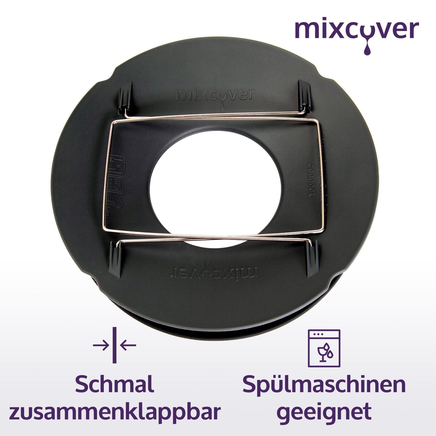 mixcover Редуктор за купа за Monsieur Cuisine Smart и Monsieur Cuisine Connect MCC Помощник за нарязване, Пасиране