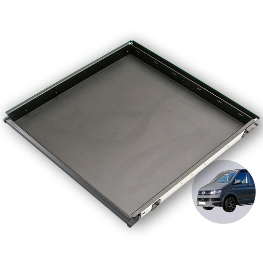 040 parts Einhand Heckauszug Schublade 800mm für T5 T6 T6.1 California Beach oder für Multivans Heckbox Gepäckauszug Schwerlastauszug Schiene