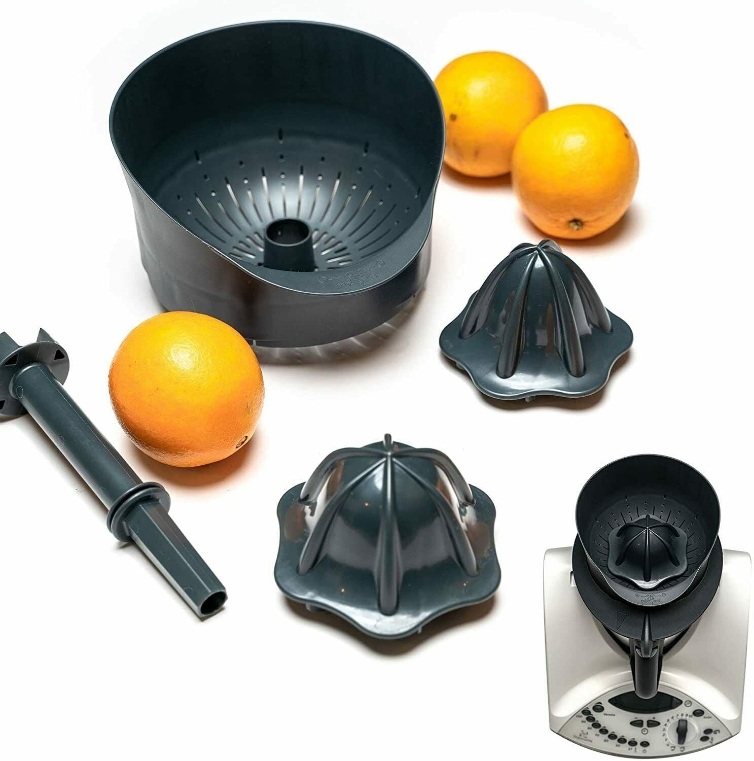 mixcover Saftpresse Orangenpresse Zitruspresse kompatibel mit Vorwerk Thermomix TM31, einfach - Ansicht 8 | Mixcover