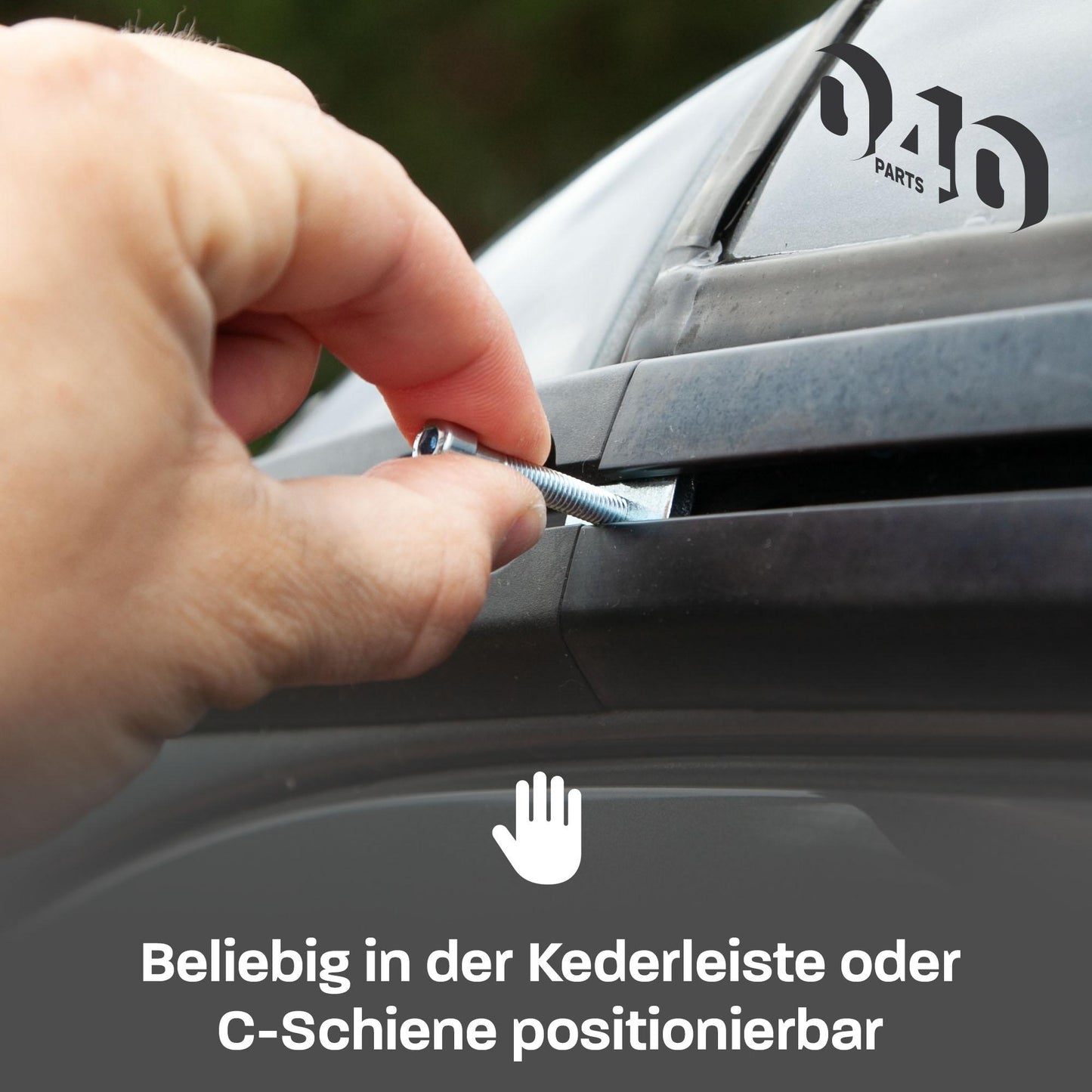 Резервна част: Единичен кедерщайн/гайка за паз от стомана за VW T5 T6 T6.1 California с резба M5