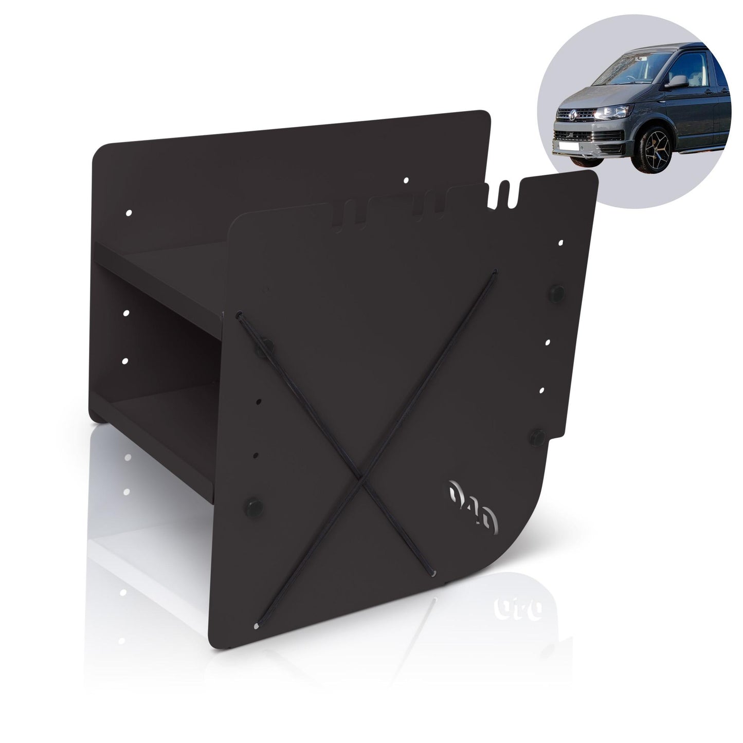 040 Parts Shoe Rack BLACK DRIVER SIDE Accessory compatible with VW T5 T6 T6.1 Shoe Organizer Shoe Bag