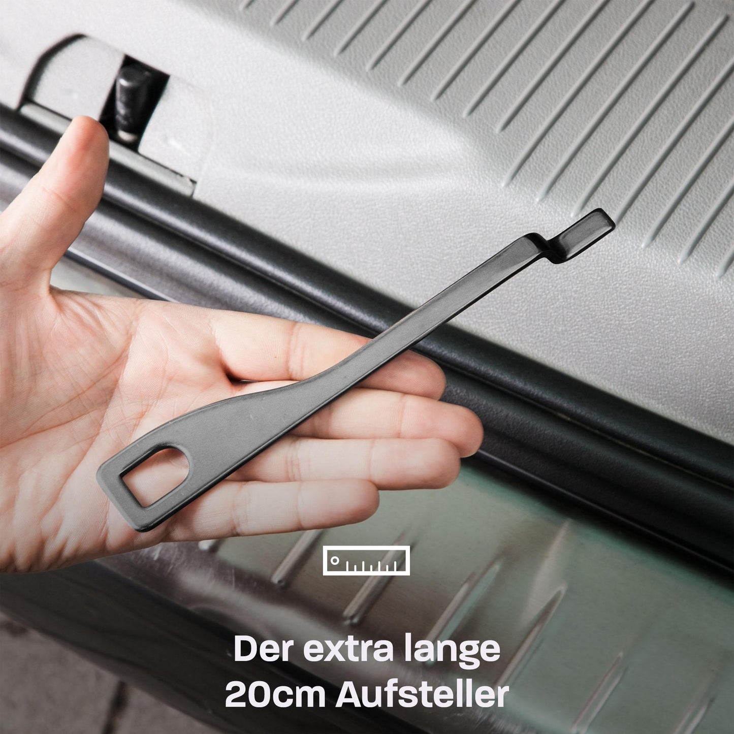 040Parts Support pour hayon long 20cm compatible VW T7, T6, T5, T4 California Multivan Bulli Ocean Coast Beach Team, Golf, Caddy
