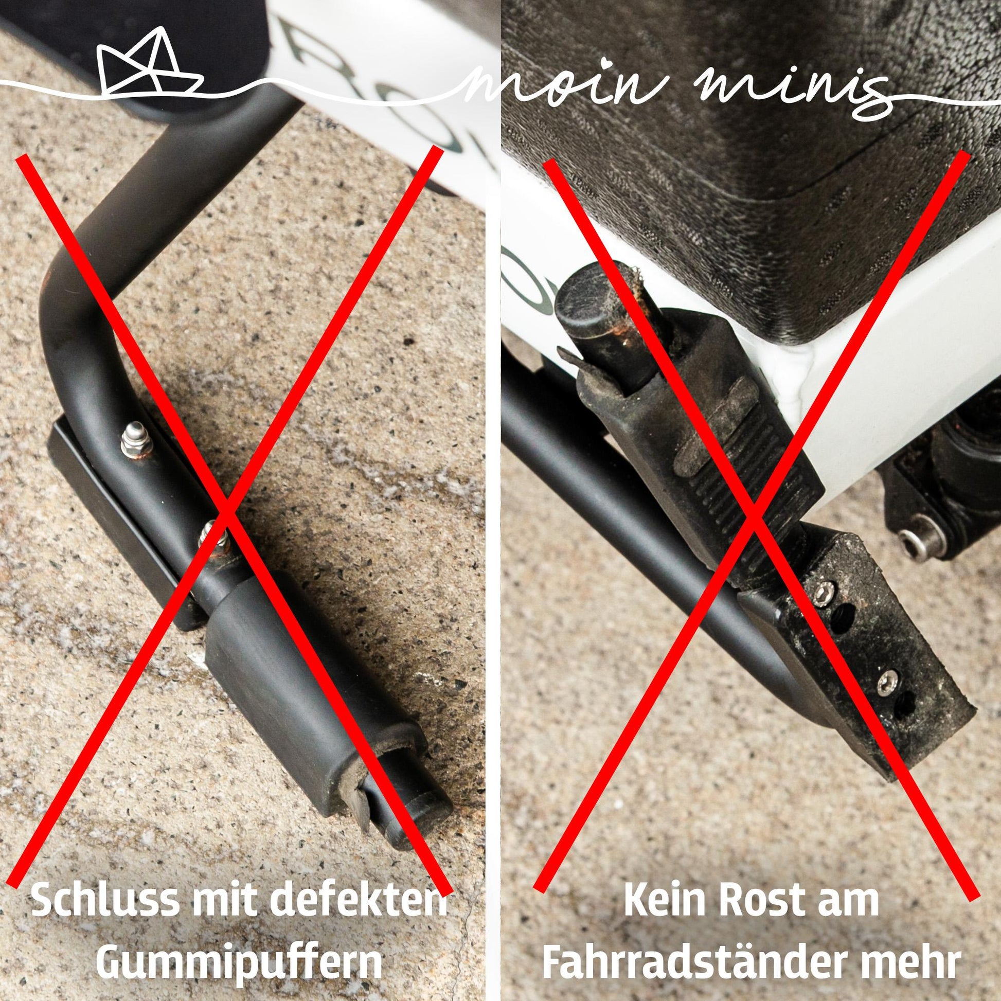 ersatzgummi für fahrradständer moin minis 1 Stück Abstandshalter für Fahrradständer für Urban Arrow F – Mixcover