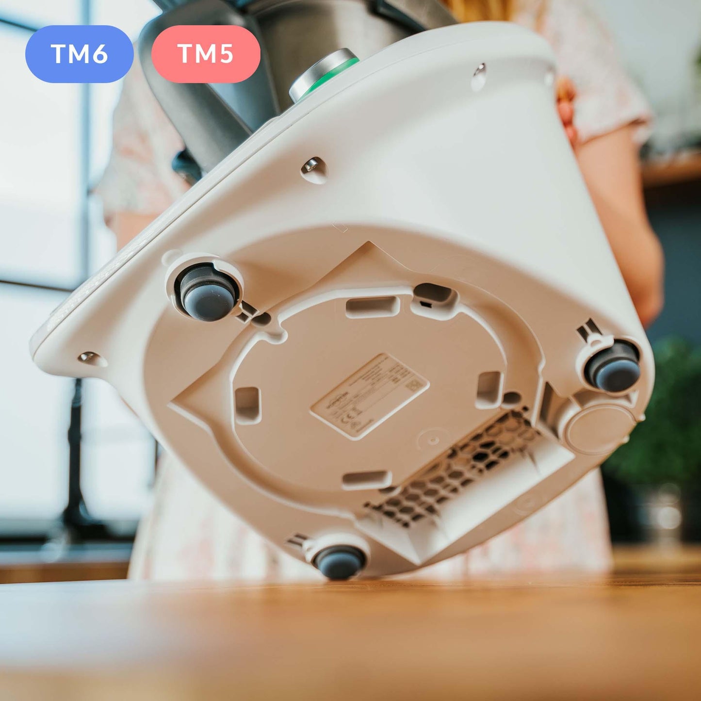 mixcover 3 unsichtbare Slider Gleiter für den Thermomix TM6 TM5