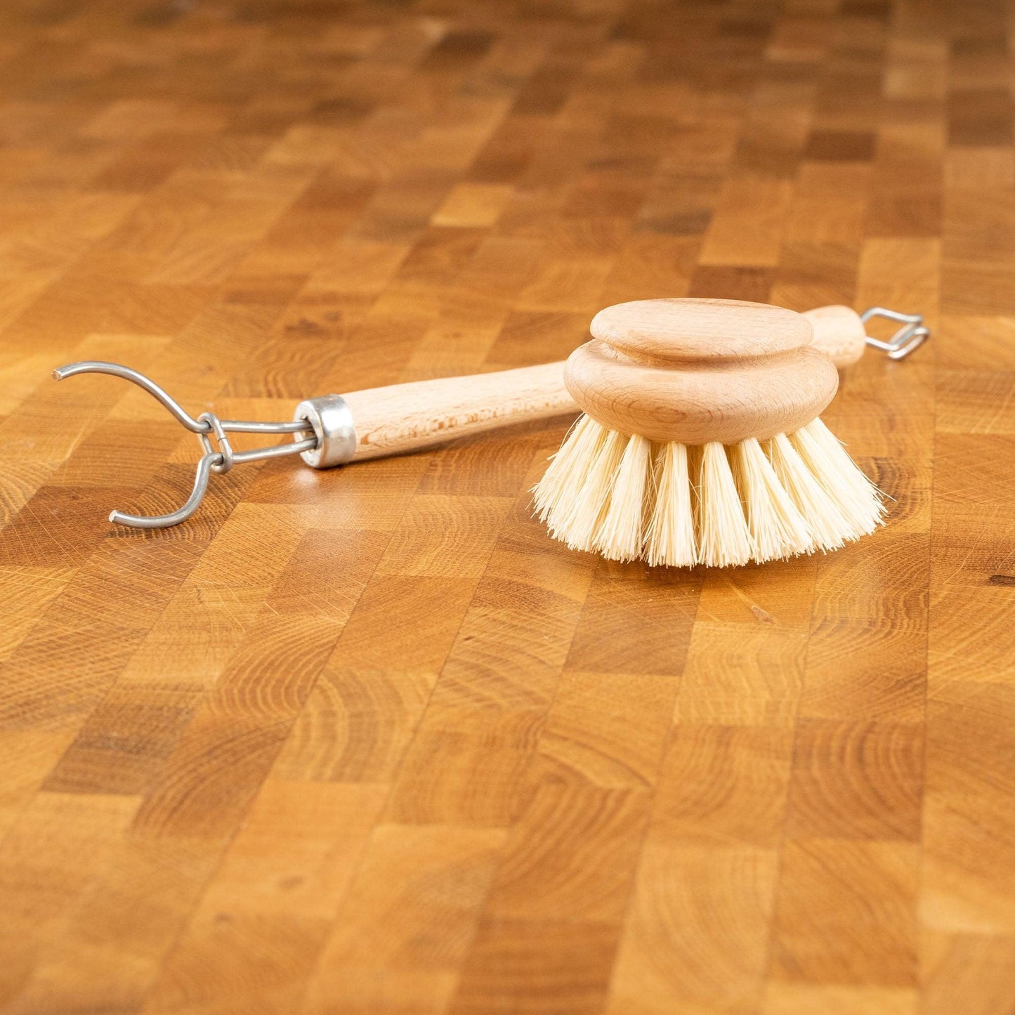 mixcover Spazzola per piatti Spazzola per pentola Mixer Legno di faggio 24cm Spazzola cucina sostenibile Testa intercambiabile