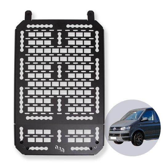 040 Parts Molle Board for VW T5 T6 T6.1 California Universal device holder and additional storage space for camping and outdoors