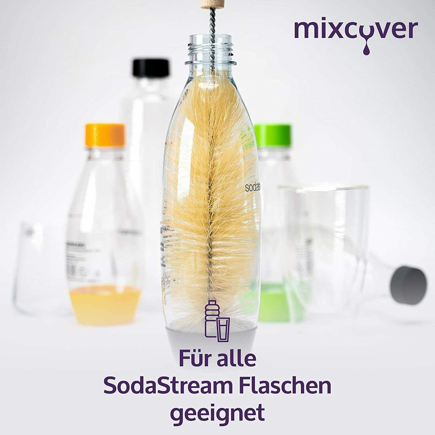 mixcover Nachhaltige Flaschenbürste aus Holz - Mixcover - Mixcover