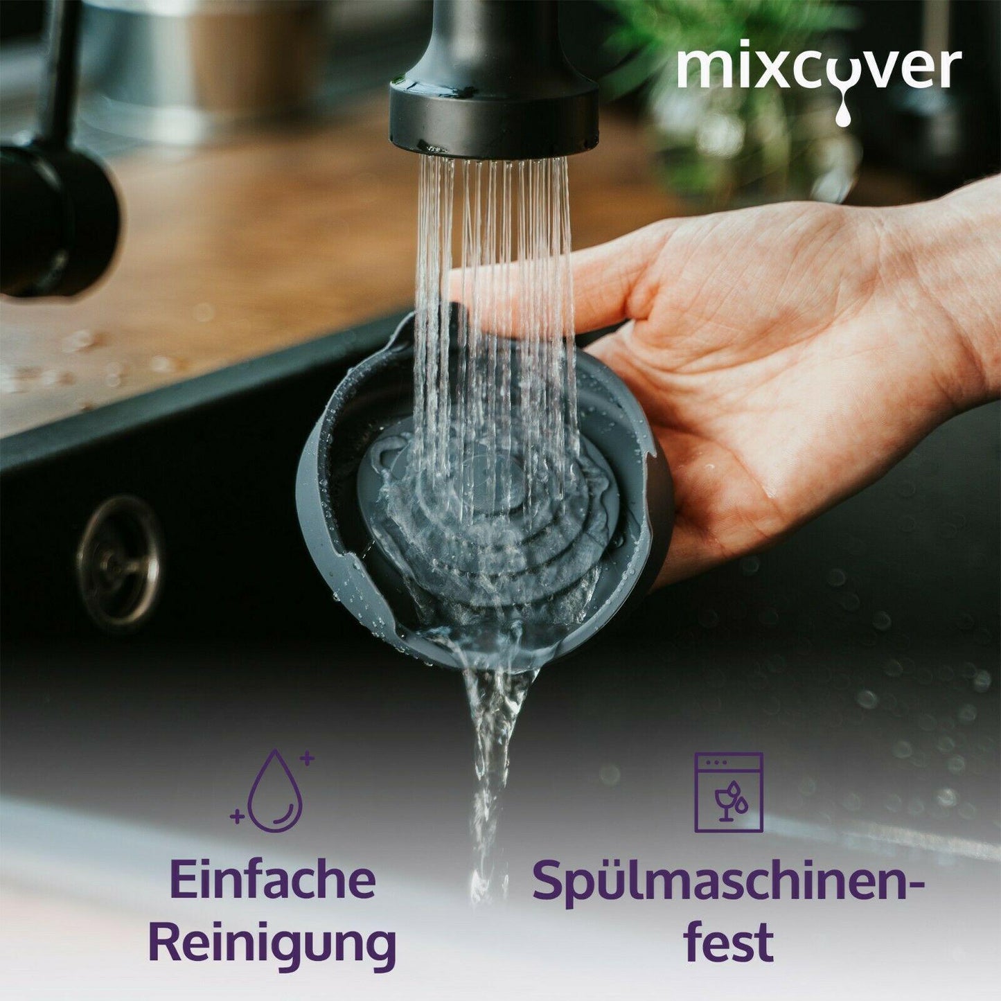 mixcover Tropfschutz, Abtropf-Schale kompatibel mit SodaStream Crystal, Zubehör - Mixcover - Mixcover