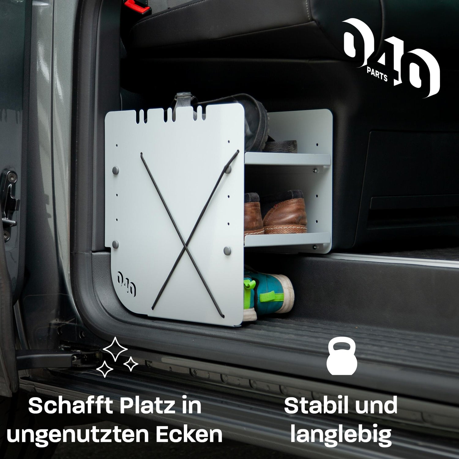 040 Parts Schuhregal GRAU BEIFAHRERSEITE Zubehör passend für VW T5 T6 –  Mixcover