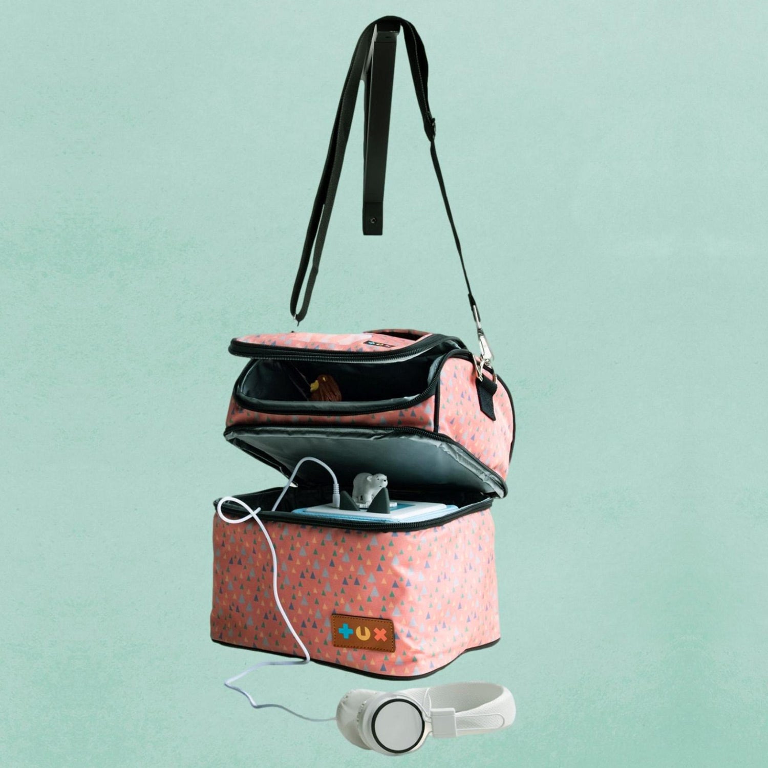 Bag de stemt Safari Fox (L) pour jusqu'à 32 tons, y compris les  accessoires et Toniebox, Fox - Mixcover