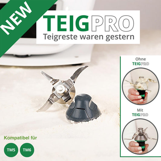 Delicious Assistant Meeko DoughPro voor Thermomix TM6 en TM5 - omsluit het Thermomix -mes - niet langer een deegresidu