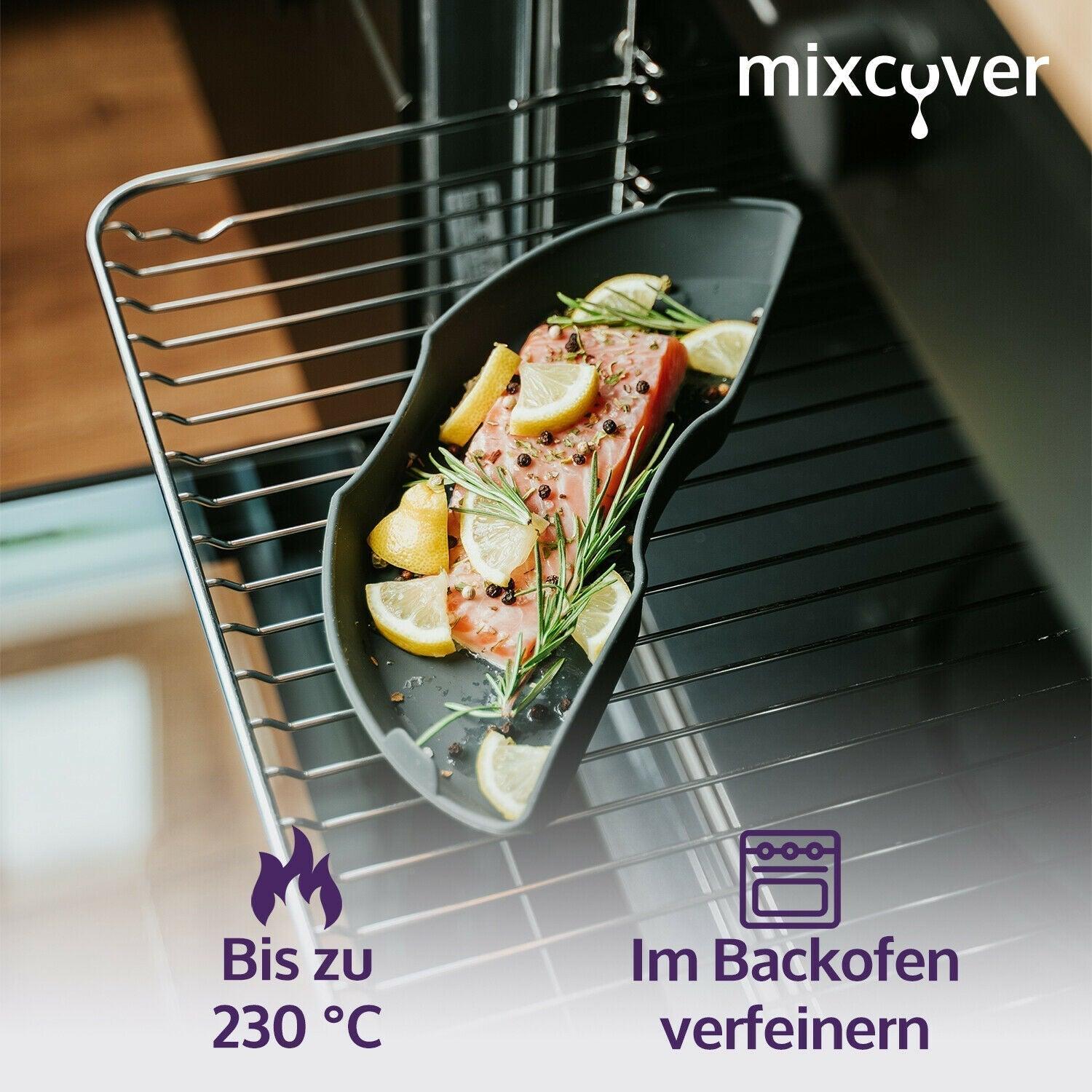 B-Ware: Dampfgarform Auflaufform Halb für Monsieur Cuisine & Smart Einlegeboden - Mixcover - Mixcover