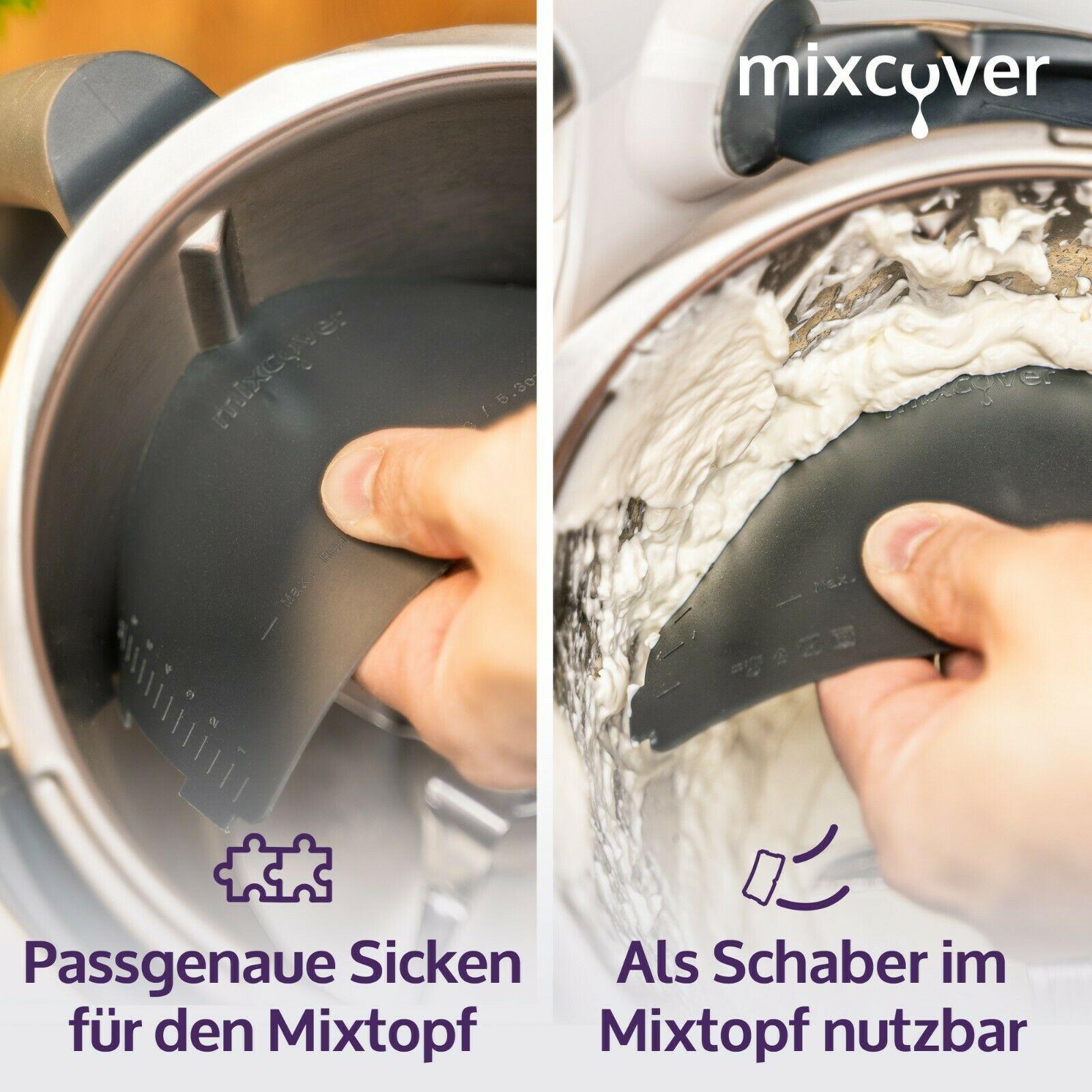 B-Ware: Garkorbteiler für Thermomix TM6 TM5 TM31, Mixtopf-Schaber - Mixcover - Mixcover