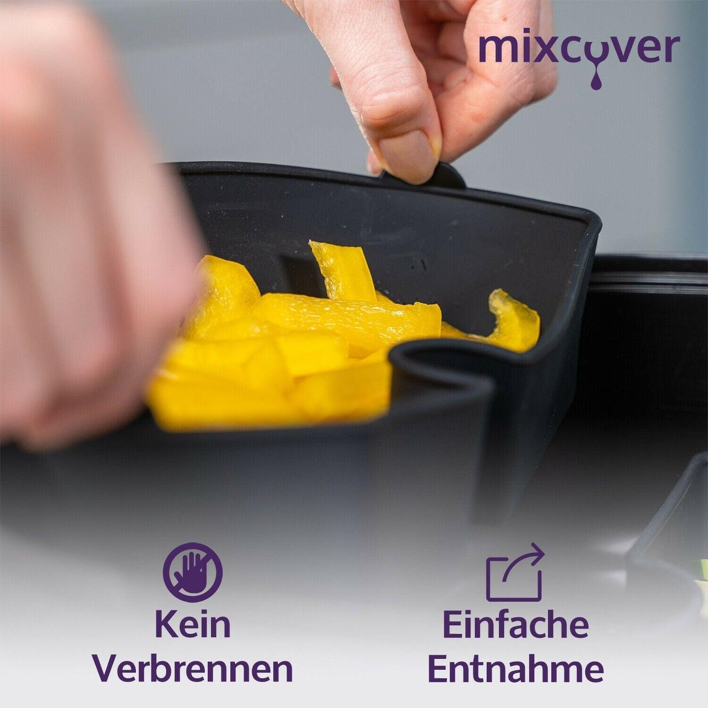 B-Ware: Garraumteiler (HALB) für Bosch Cookit Dampfgarraum - Mixcover - Mixcover