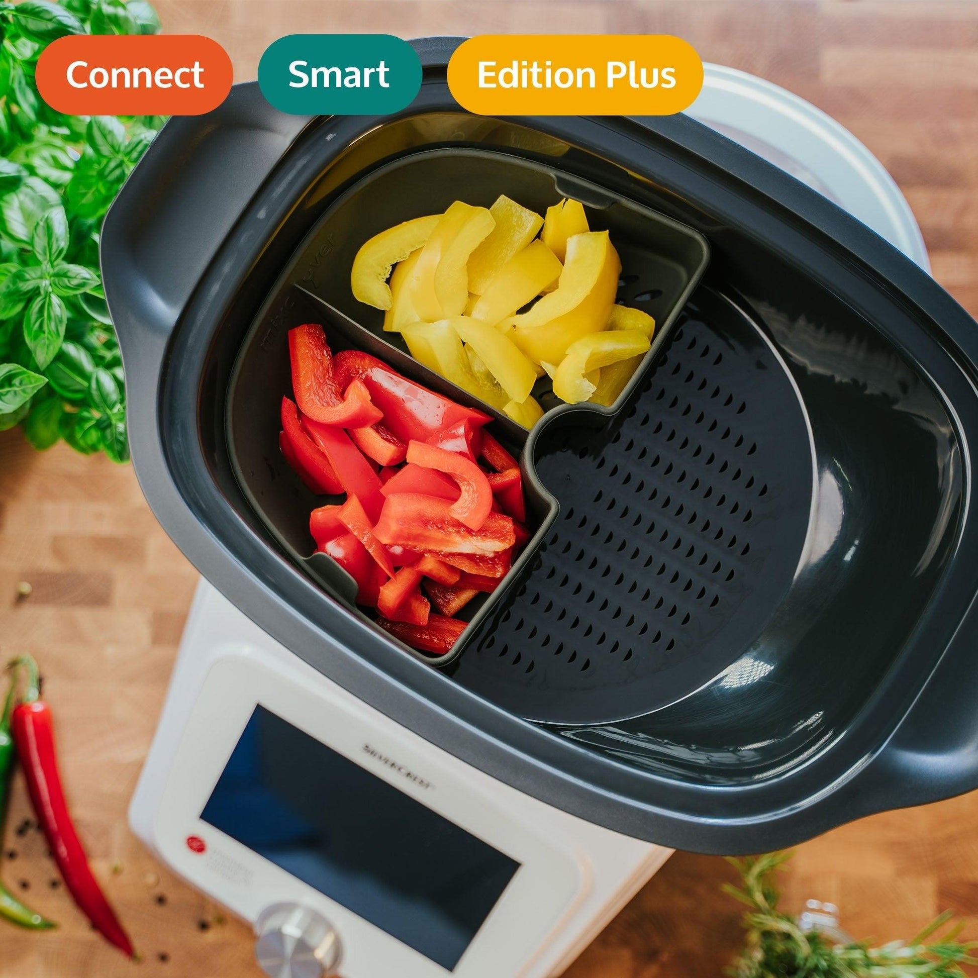 B-Ware: Garraumteiler (VIERTEL) Monsieur Cuisine Connect & Smart Dampfgarraum - Mixcover - Mixcover