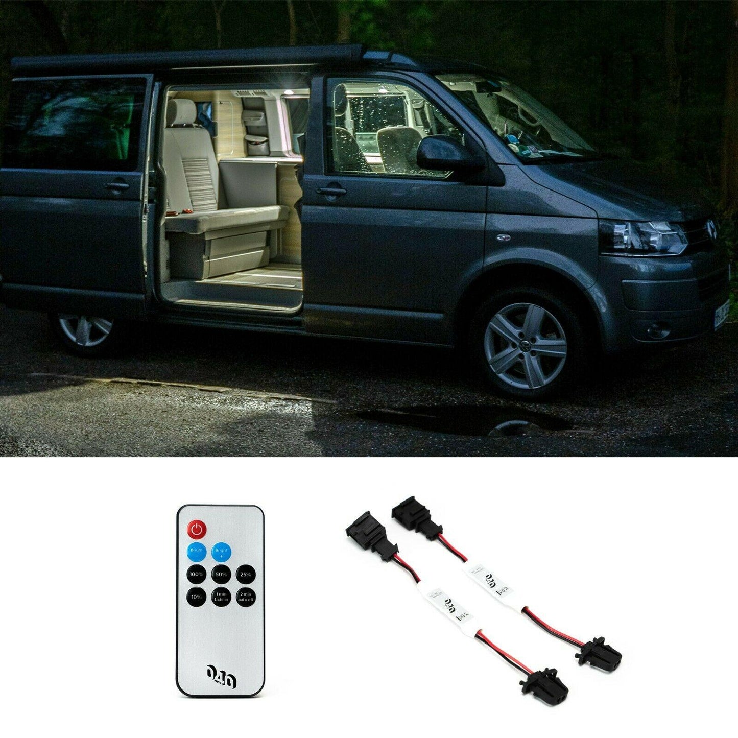 B-Ware: LED Dimmer kompatibel mit VW T5, T6 California verwandelt einfache LEDs - Mixcover - 040 parts