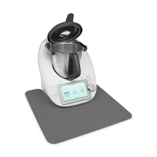 B-Ware: Lid-up Dripless Arbeits- & Vorlagematte GRAU kompatibel mit dem Thermomix TM6 TM5 TM31 - Mixcover - Lid-up