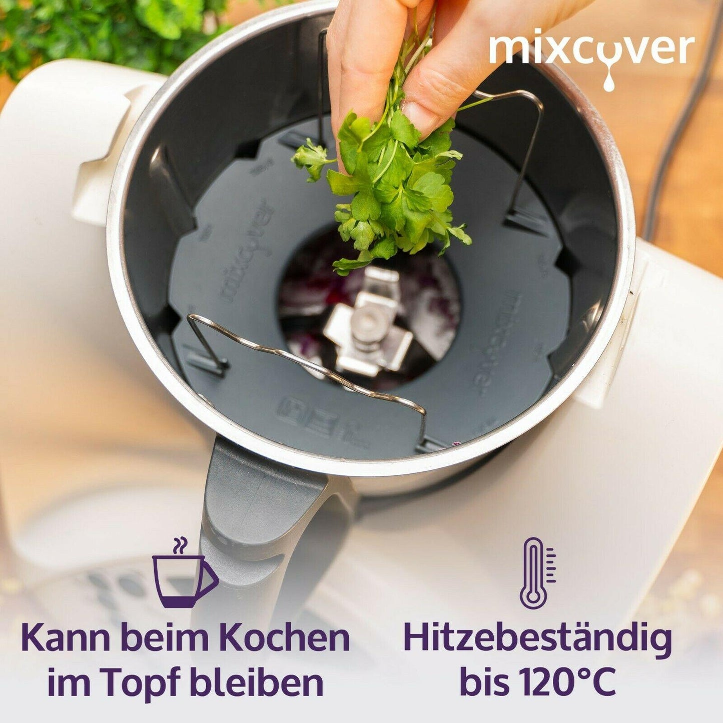 B-Ware: mixcover Mixtopf Verkleinerung für Thermomix TM31 Häcksel Helfer, Pürieren - Mixcover - Mixcover