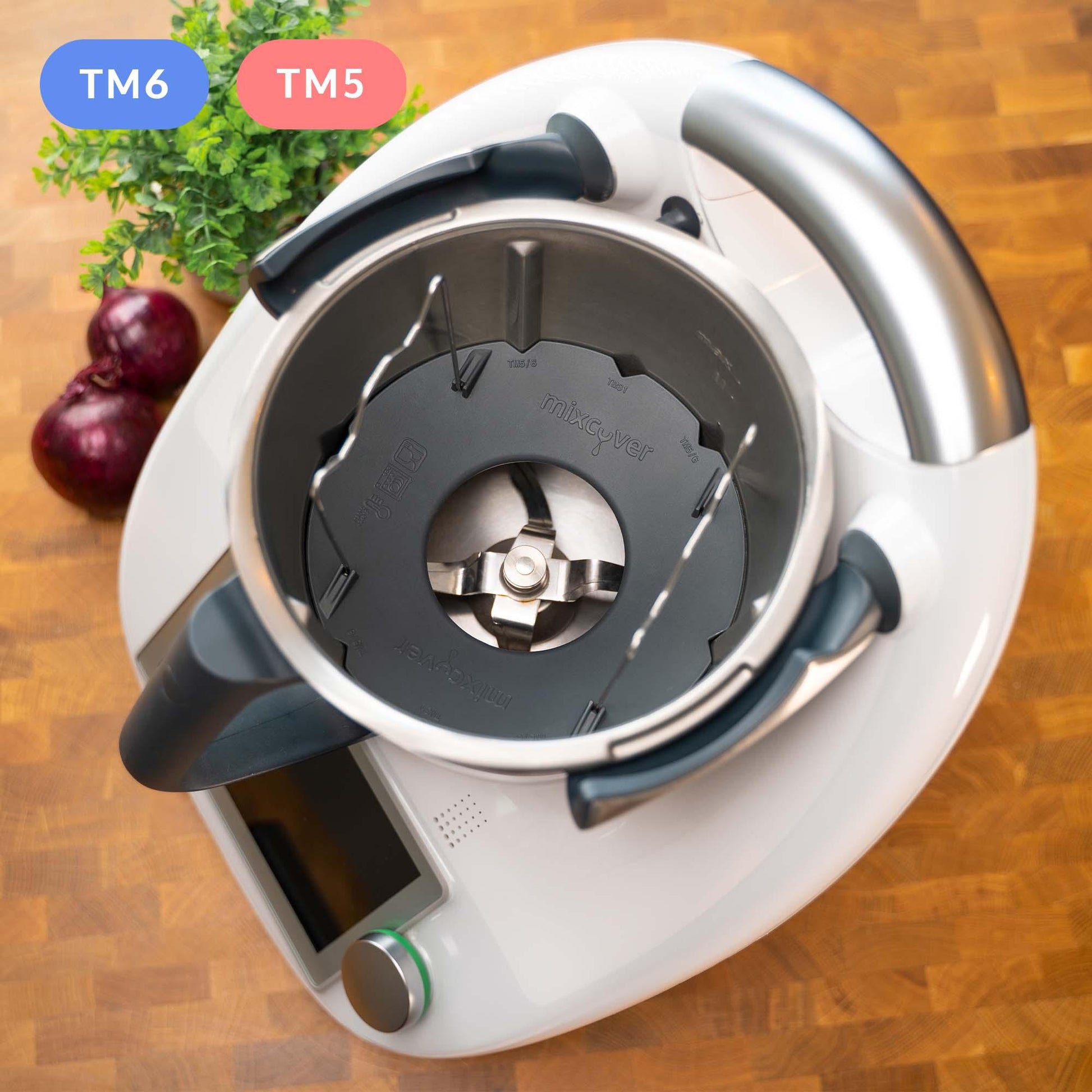 B-Ware: mixcover Mixtopf Verkleinerung für Thermomix TM6 TM5 Häcksel Helfer, Pürieren - Mixcover - Mixcover