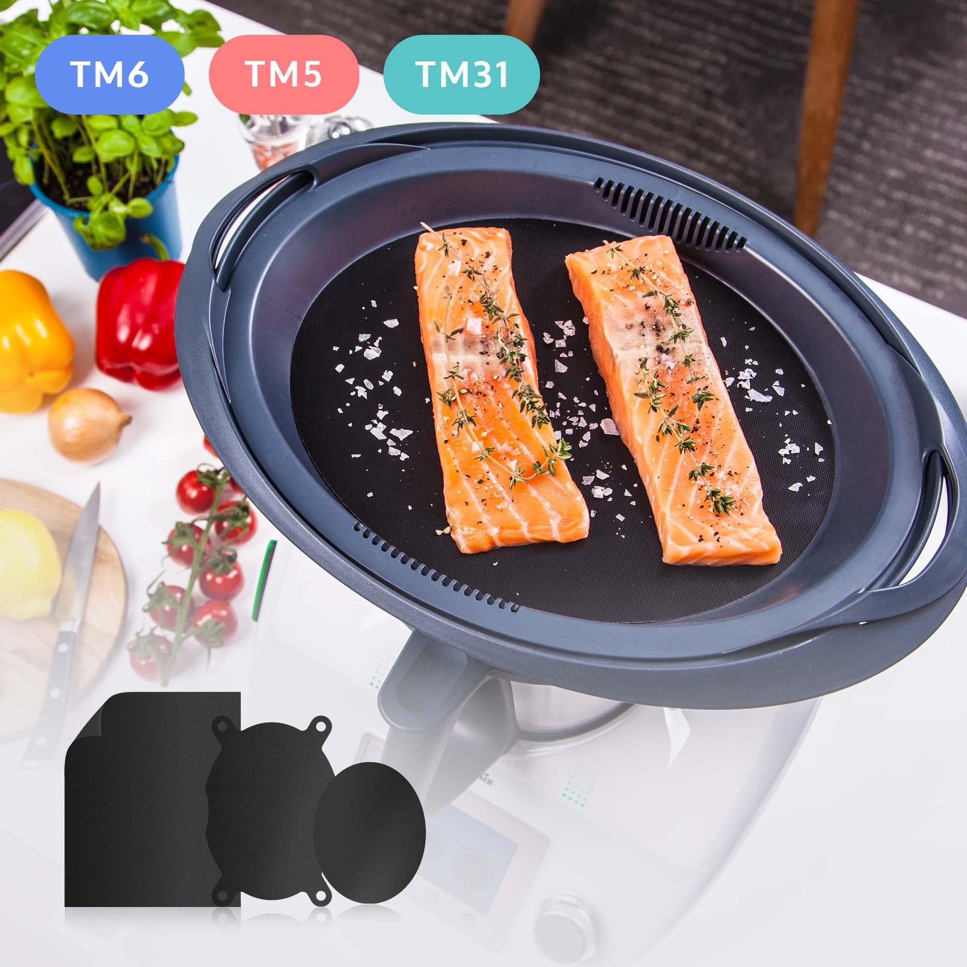 B-Ware: mixcover nachhaltige Backfolie für Thermomix und Backofen - Mixcover - Mixcover