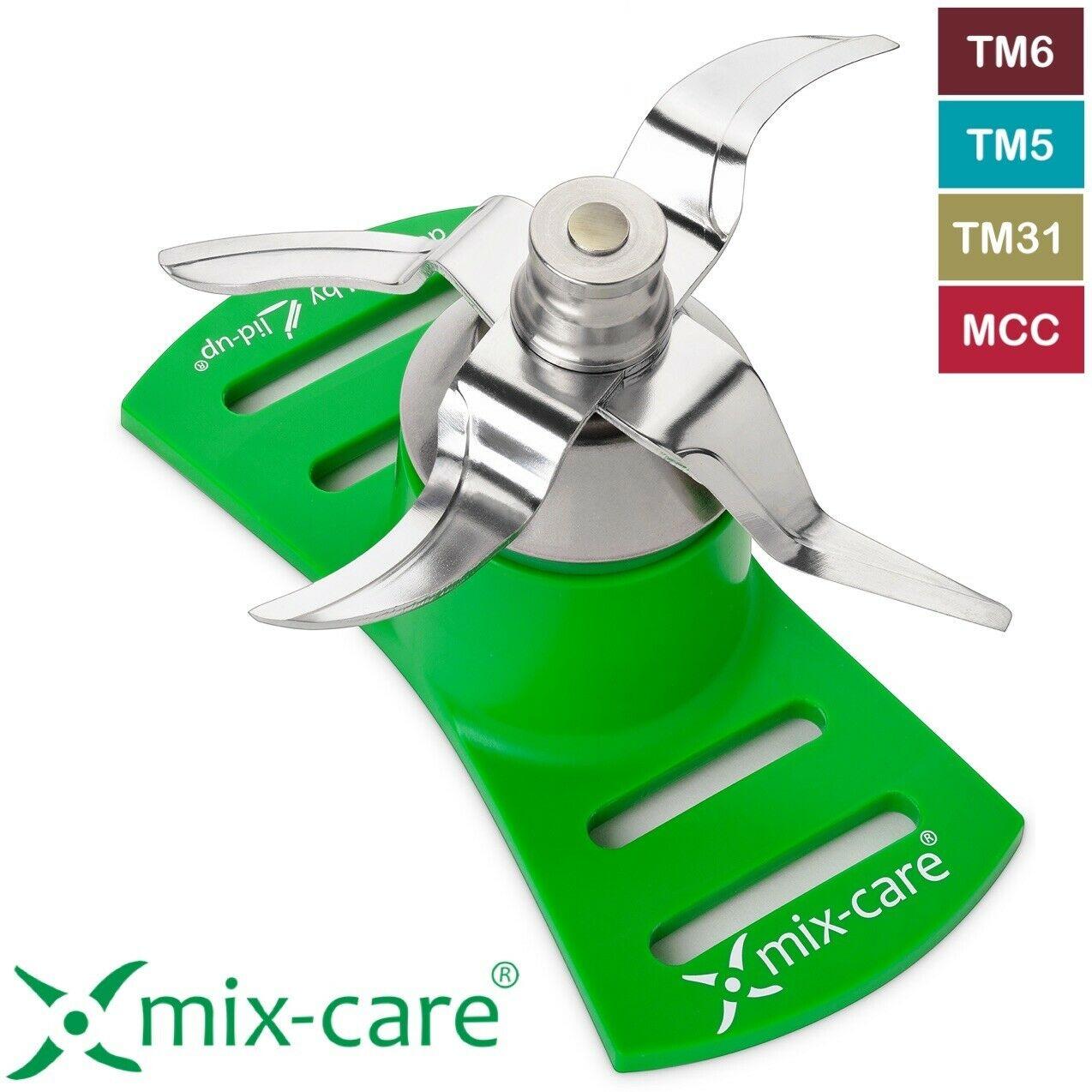 mix-care Geschirrspülmaschineneinsatz kompatibel mit dem Mixmesser des Thermomix - Mixcover - Lid-up