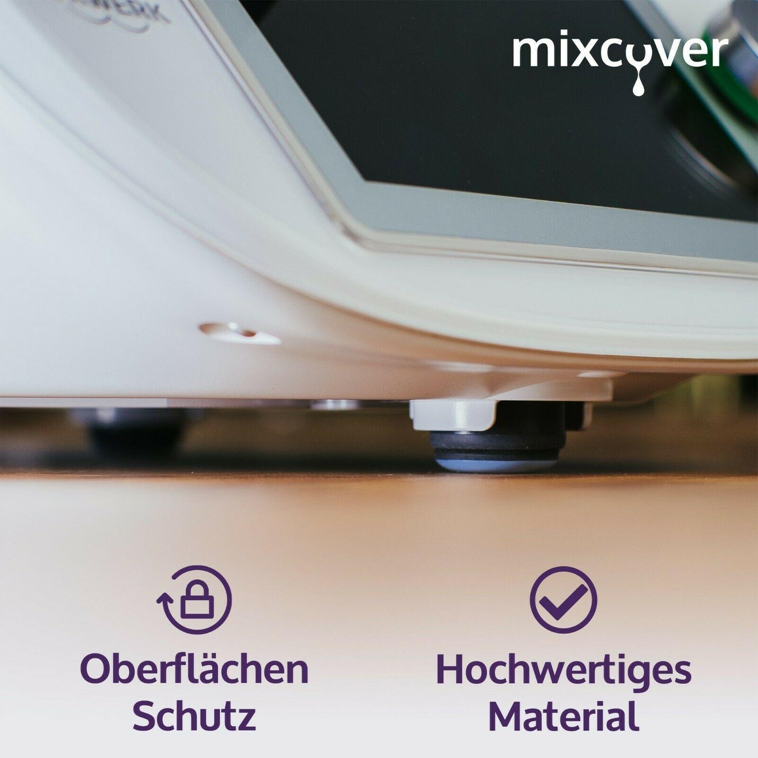 mixcover 3 unsichtbare Slider Gleiter für den Thermomix TM6 TM5 - Mixcover - Mixcover