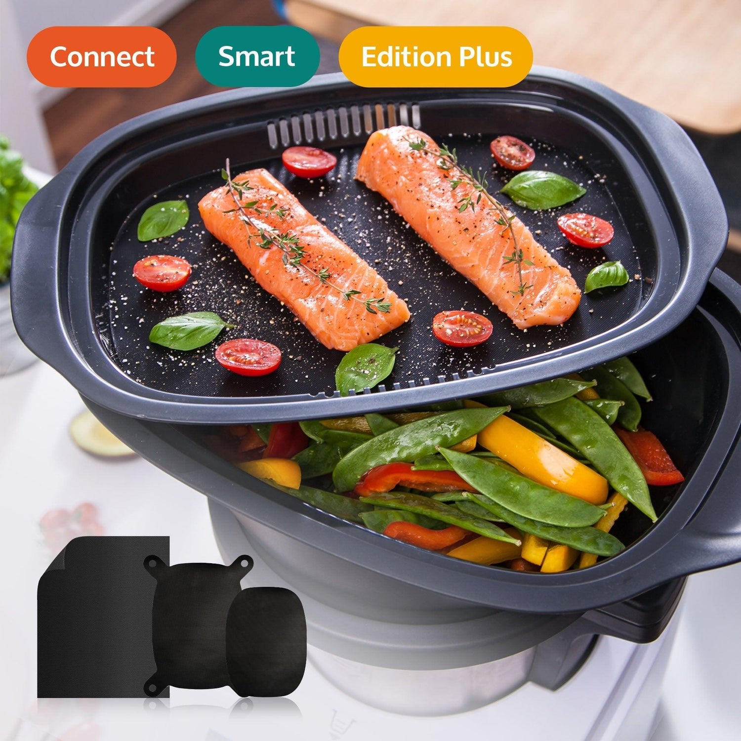 mixcover Steam cooking form silicone shape baking dish Monsieur Cuisine  Connect & Smart