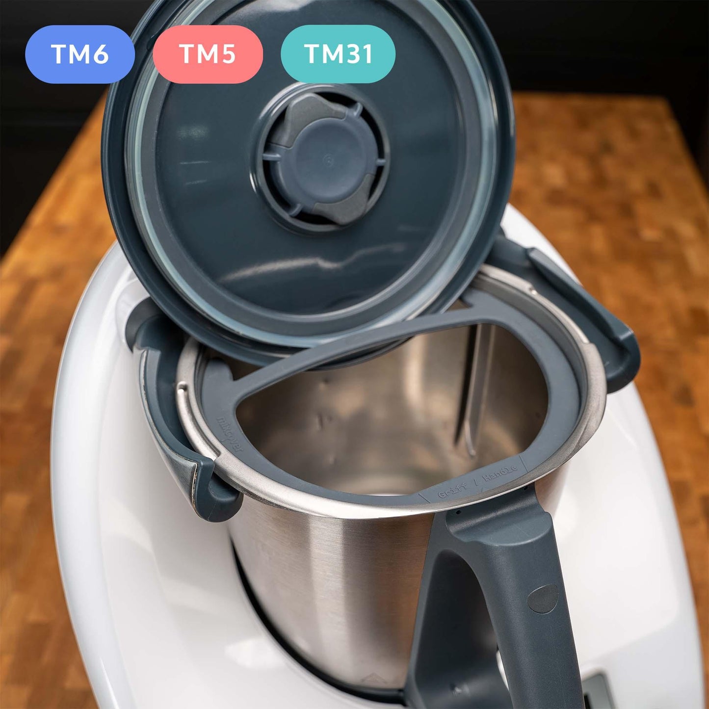 Sello duradero de la tapa de la taza de medición para Vorwerk Thermomix Tm5  / tm6 Accesorios para procesadores de alimentos