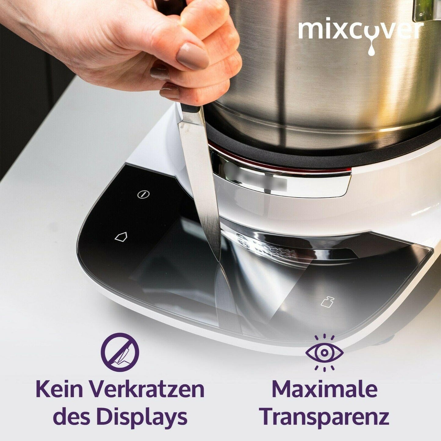 mixcover Displayschutz Schutzglas Screenprotector für Bosch Cookit Schutzfolie - Mixcover - Mixcover