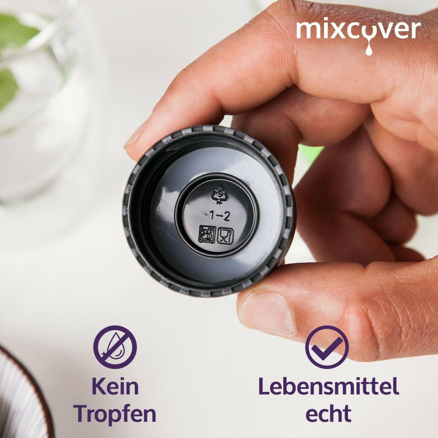 mixcover Ersatzdeckel passend für SodaStream PET Kunstoffflaschen 1er Set - Mixcover - Mixcover
