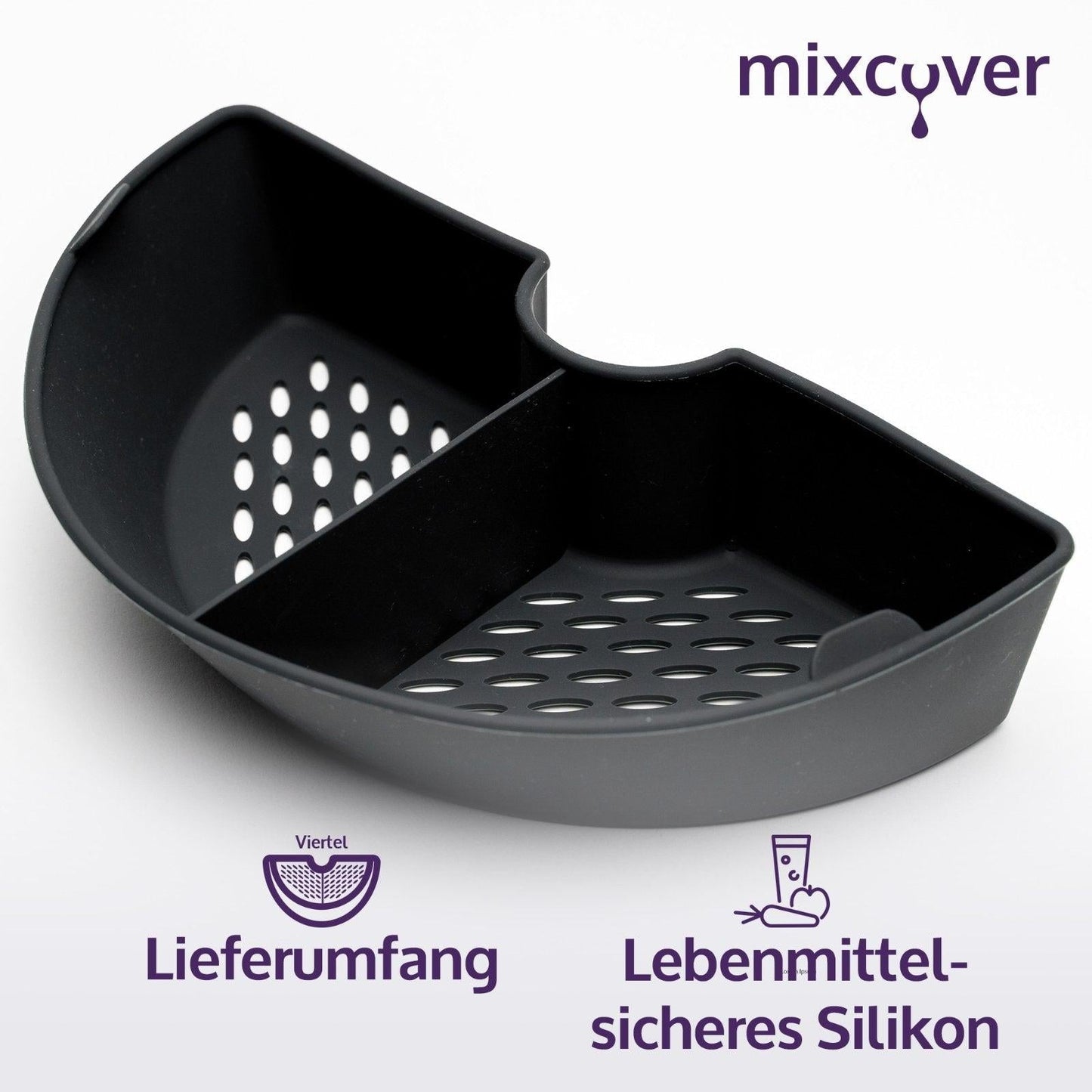 mixcover Garraumteiler (viertel) für Bosch Cookit Dampfgarraum - Mixcover - Mixcover