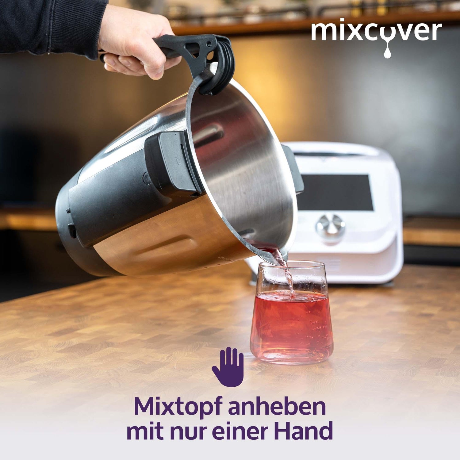 Mixcover Mantener el mango para Monsieur Cuisine Connect, Monsieur Cuisine  Smart Accesorios - Mixcover
