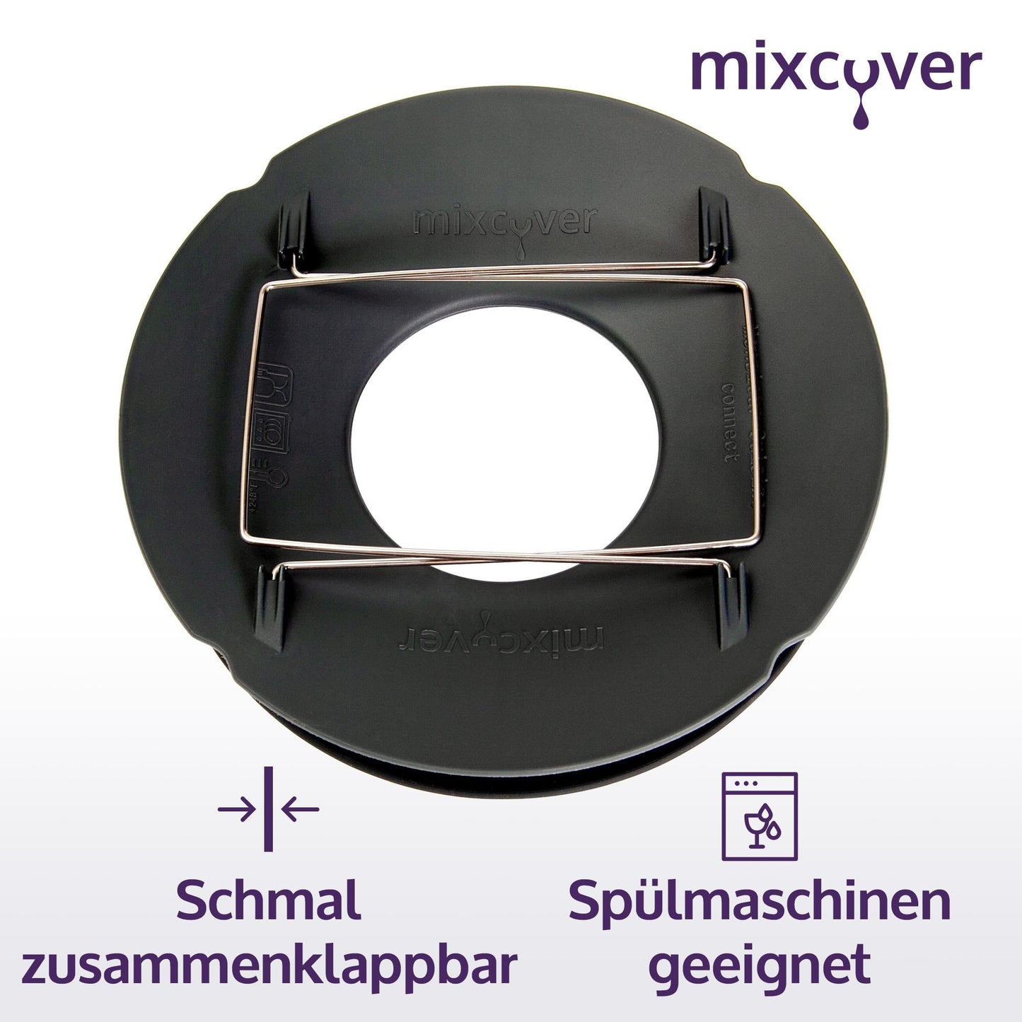 mixcover Mixtopf Verkleinerung für Monsieur Cuisine Connect MCC Häcksel Helfer, Pürieren - Mixcover - Mixcover