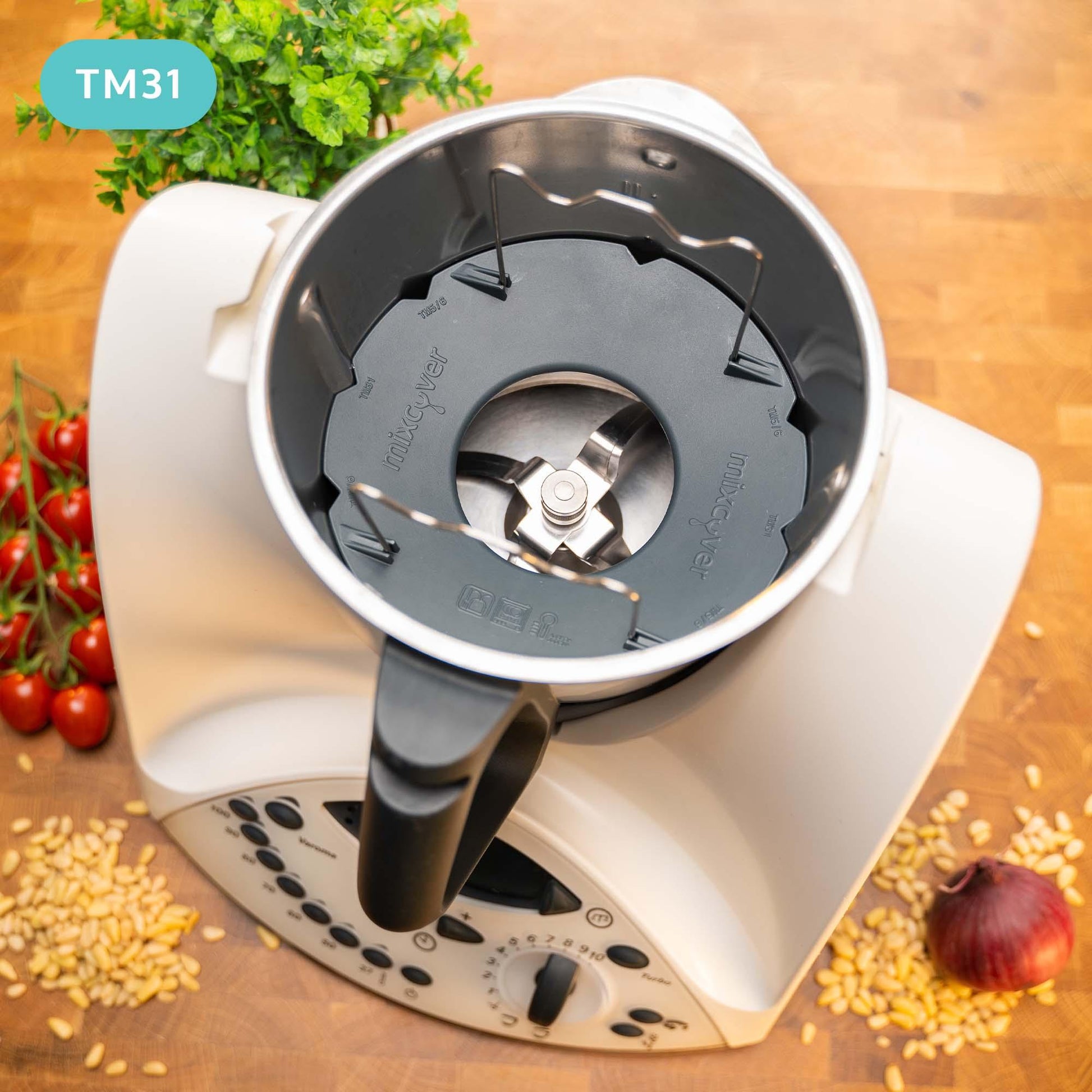 mixcover Mixtopf Verkleinerung für Thermomix TM31 Häcksel Helfer, Pürieren - Mixcover - Mixcover