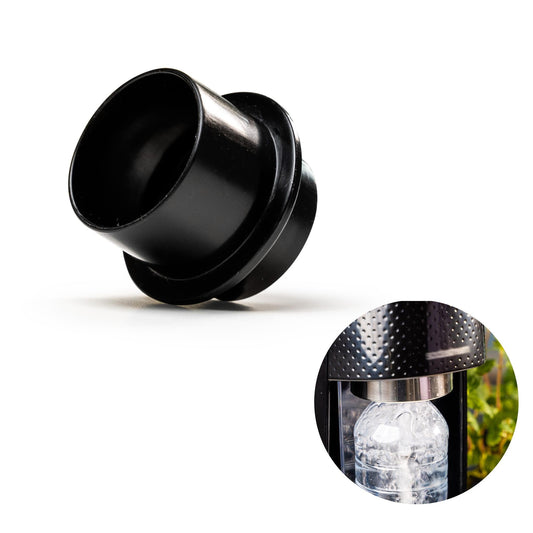 mixcover Bouteille en verre compatible avec le SodaStream Crystal 2.0 -  Design unique et 10 % de volume en plus, accessoire pour Soda Stream,  carafe