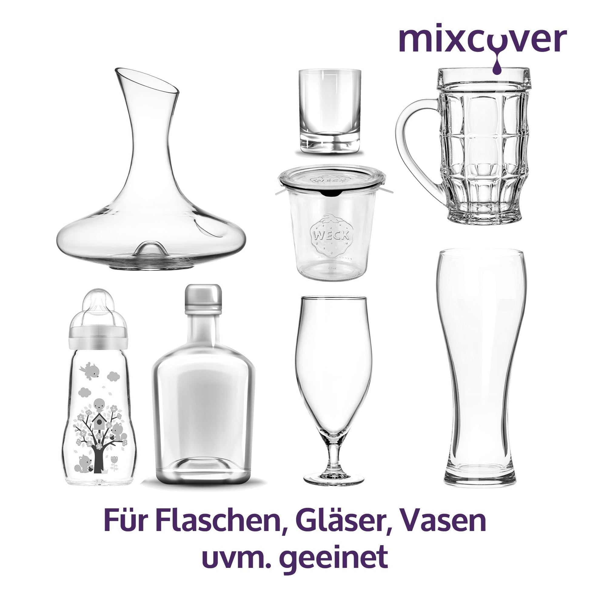 mixcover Reinigungskugeln kompatibel mit SodaStream und alle Anderen Flaschen - Mixcover - Mixcover