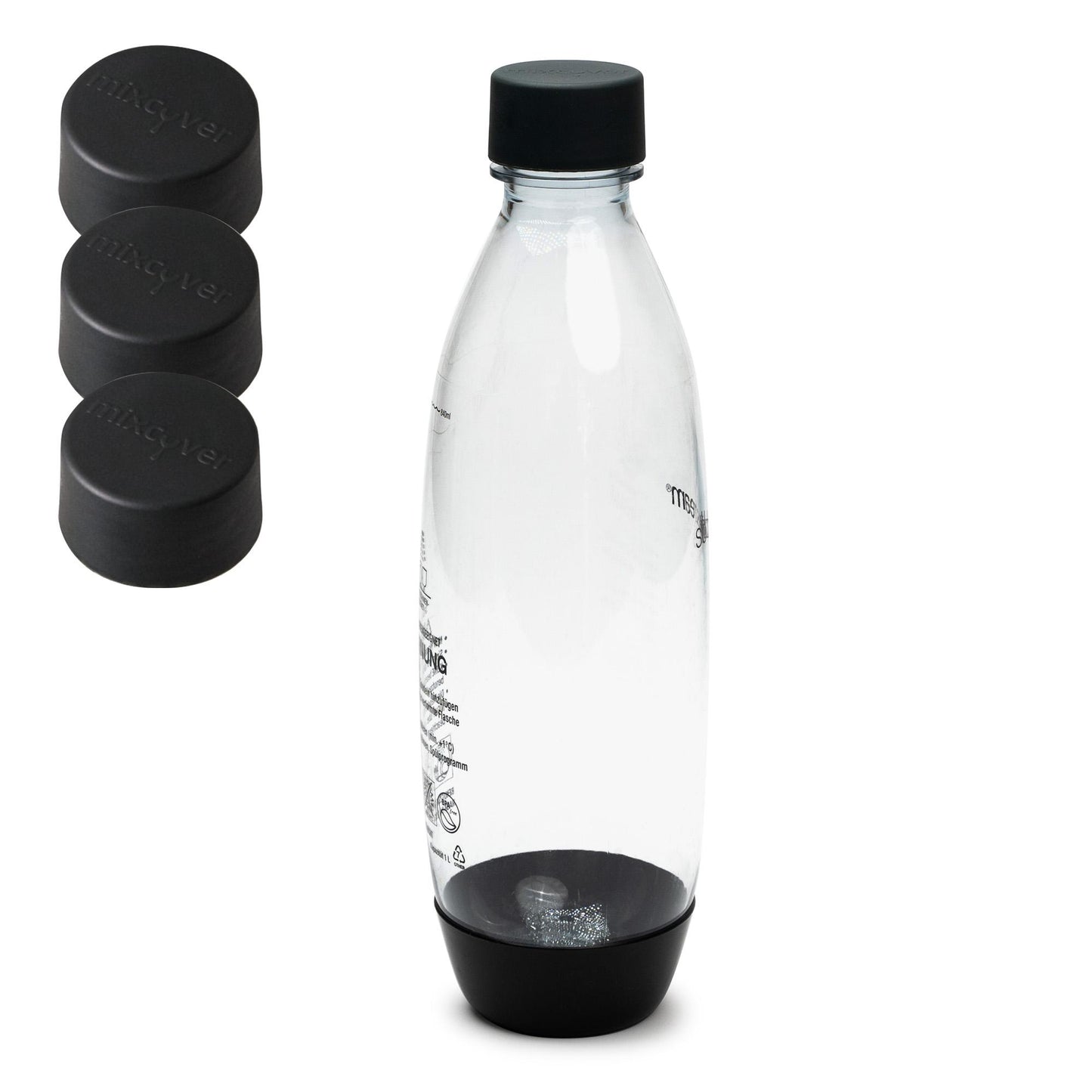 B-Goods: tapas de reemplazo adecuadas para botellas de plástico para mascotas de sodastream 3 set