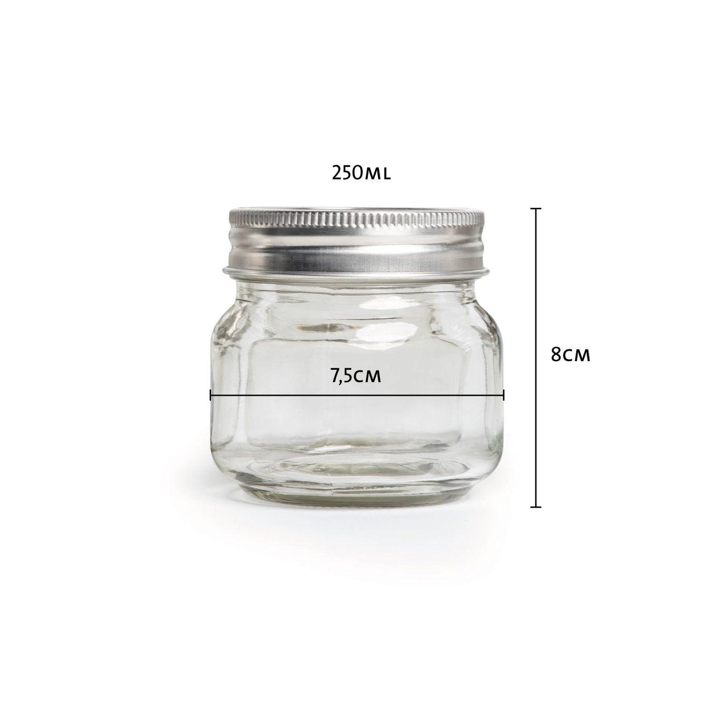 ThermoTasty: Overnight-Gläser mit Verschluss 250ml, 6er-Set - Mixcover - ThermoTasty