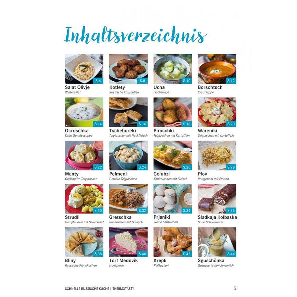 ThermoTasty: Schnelle russische Rezepte: Band 1 - Mixcover - ThermoTasty